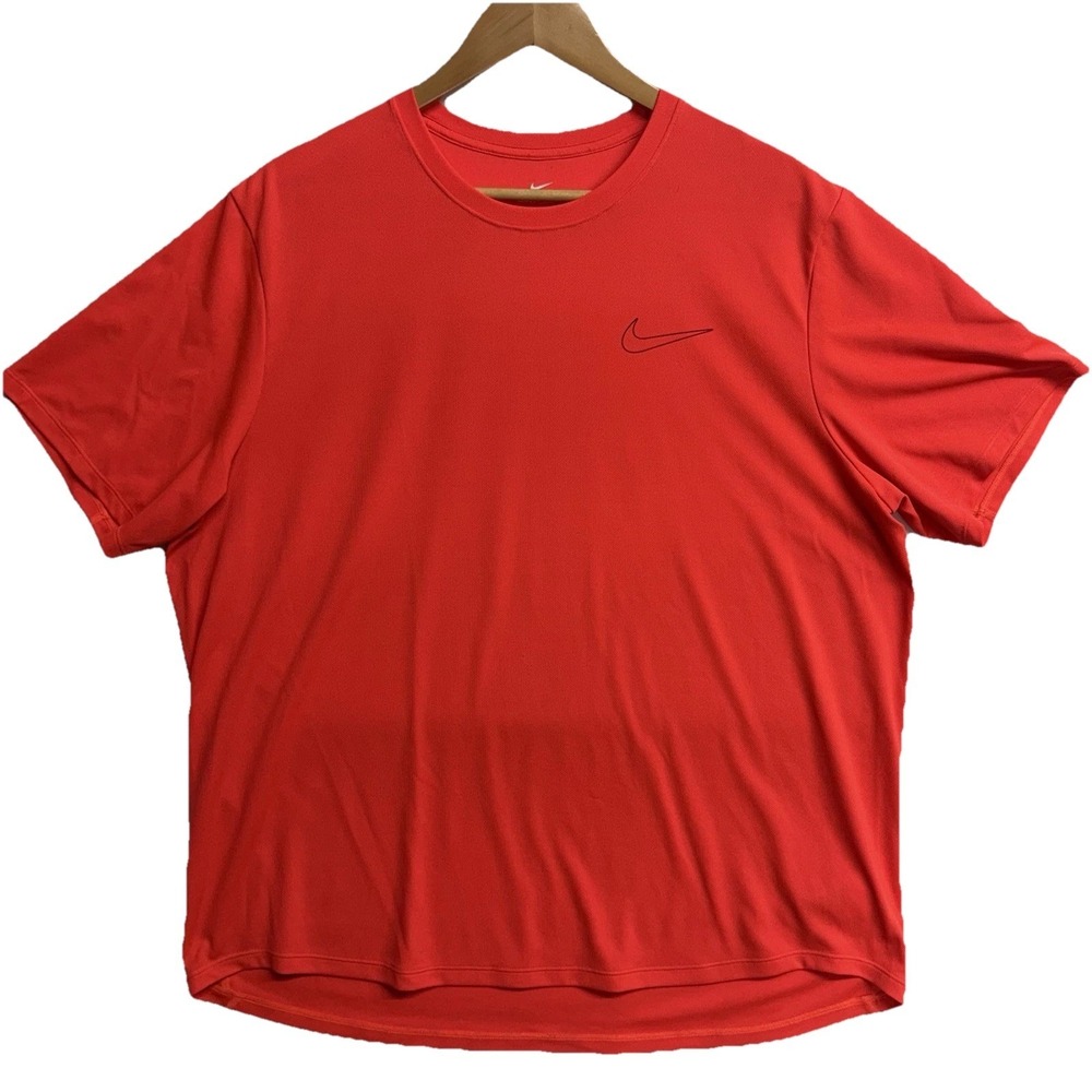 Nike Dri-Fit Training T Shirt Mens XL Red Short Sleeve Athletic Performance‎ Tee